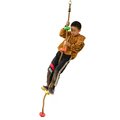 Playberg Colorful Climbing Rope with Platforms Foot Holder For Kids Indoor Outdoor Backyard QI004077.MC